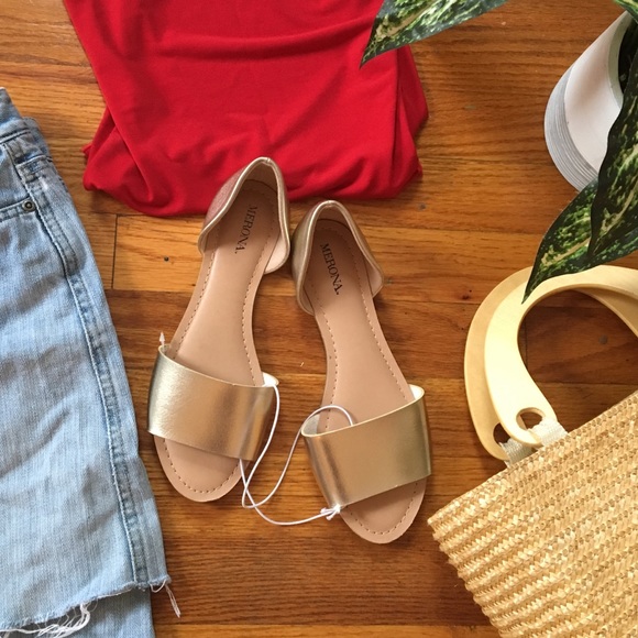 Merona Shoes - Gold Merona Sandals